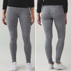 Lululemon Wunder Under Pant III Space Dye Camo Black Dark Slate